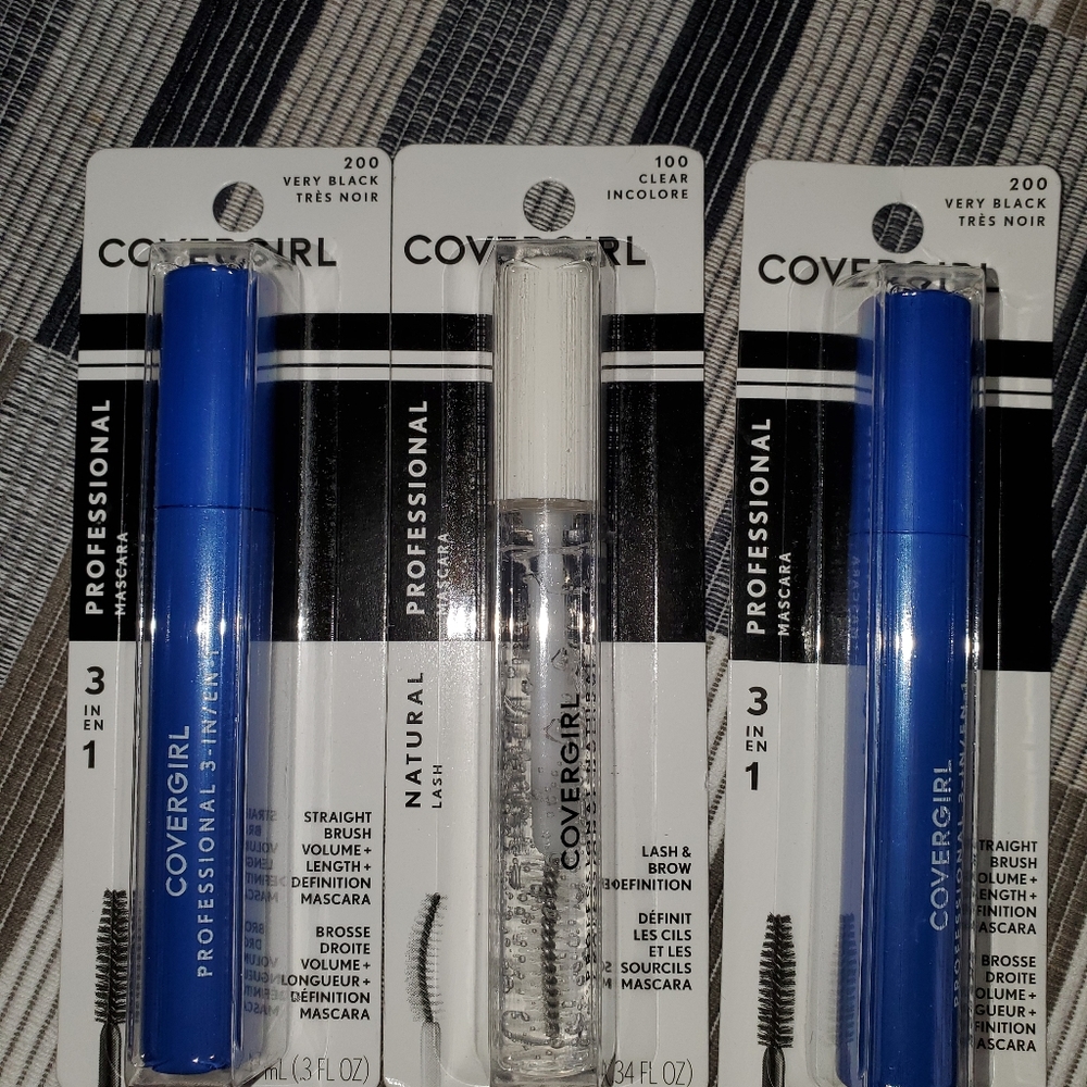 3 covergirl mascaras new